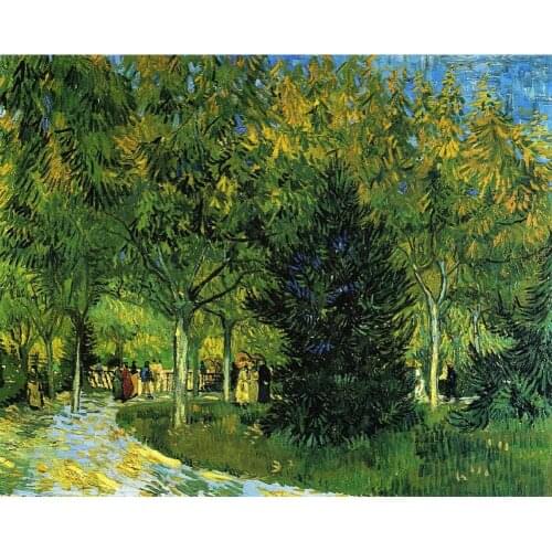 Landscapes art Avenue in the Park by Vincent Van Gogh oil paintings canvas High quality hand-painted