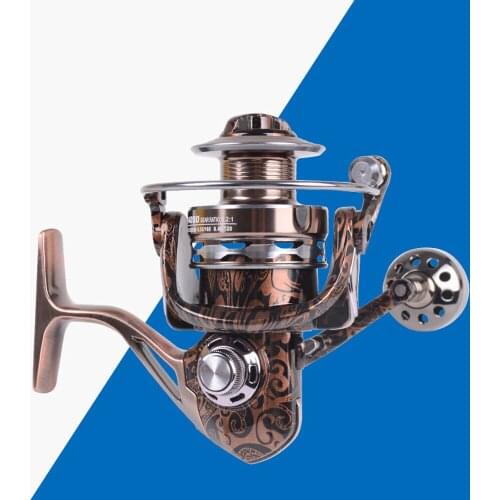 Full Body Metal Fishing Reel 2000-7000 Water Resistance Aluminium Spool Spinning Reels 20KG Drag Power Handle Sea Fishing Wheel