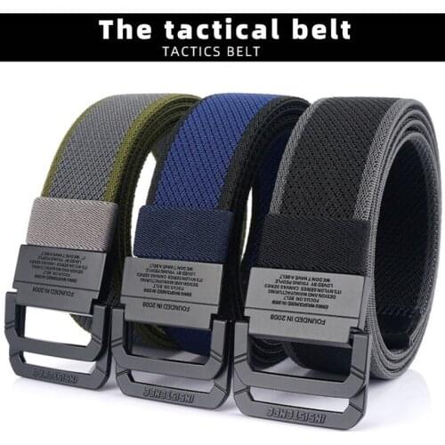 Leisure Belt Quick Release Quick Dry Elastic For Fishing Hunting Multi Function Alloy Buckle Male Waistband Tactical Belt