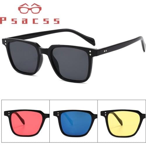Psacss New Arrival Vintage Rivet Sunglasses Men/Women High Quality Brand Sun Glasses Outdoor Vacation Shades UV400 lentes de sol
