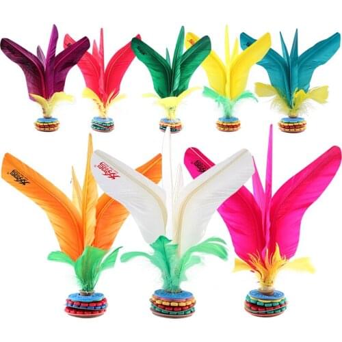 10 pcs Fire bird shuttlecock flexible game dedicated adult fitness chicken feathers shuttlecock