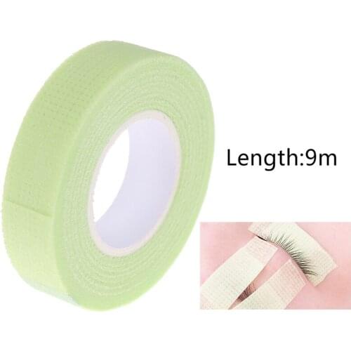 Green Medical Non-woven Fabric Eyelash Extension Supply With Holes Breathable False Eyelash Extensions Makeup Tools Newest 1Pcs
