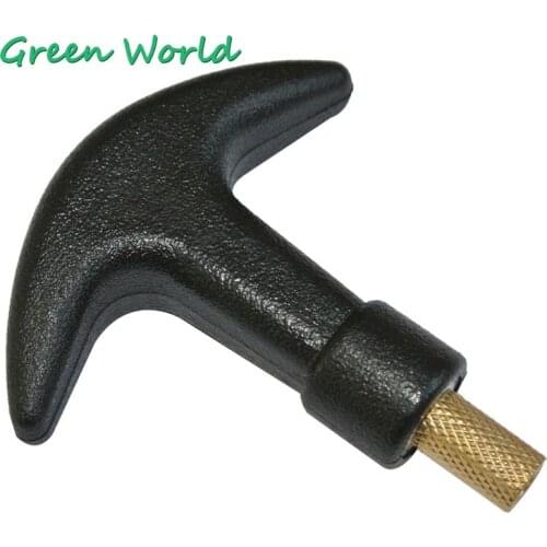 Green World 1pc/lot Plastic Switch Handle with Brass Adapter Thread 8-32