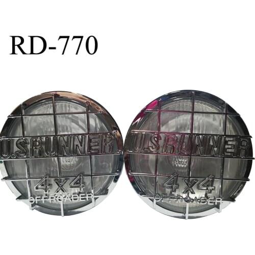 2Pcs Car Off Road Lights Work Driving HeadLights SUV Offroad Fog Light Lamp Halogen H3 Bulb 4x4 Spotlights White