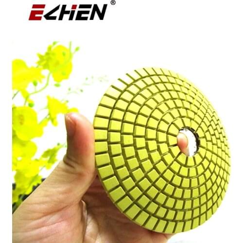 4" #3000 bowl shaped wet diamond polishing pads 100mm convex sanding disc for marble granite ceramic