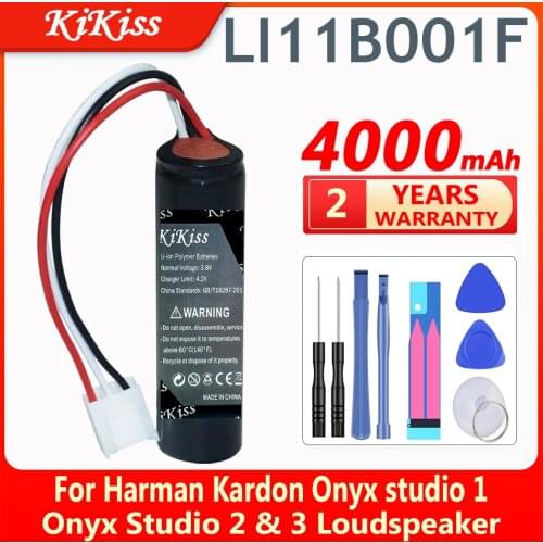 KiKiss 4000mAh LI11B001F Battery for Harman Kardon Onyx studio 1,Onyx Studio 2 & 3 Speaker Loudspeaker