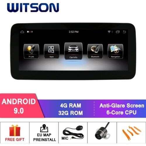 WITSON Android 9.0 10.25'' CAR GPS RADIO for BENZ B-class W246 B180 B200 B220 B250 B260 2013-2014 NTG4.5 4+32GB auto stereo