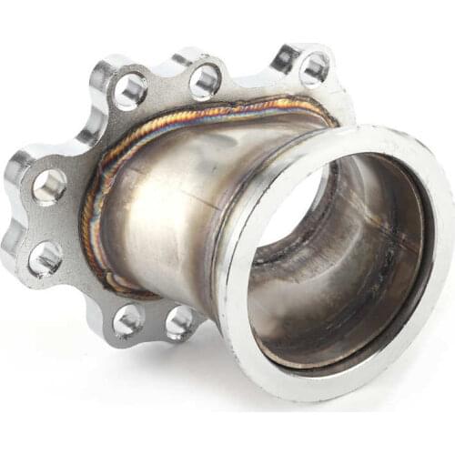 Araba aksesuar Auto Parts Turbo Adapter Flange 8 Bolts to 3in V-Band Turbo Outlet Downpipe Fit for Garrett T25 T28 GT25 GT28