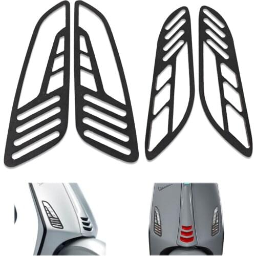 For VESPA SPRINT PRIMAVERA 150 Motorcycle Front Rear Turn Signal Light Indicator Case Net Lamp Mesh Cover Fit ALL YEARS