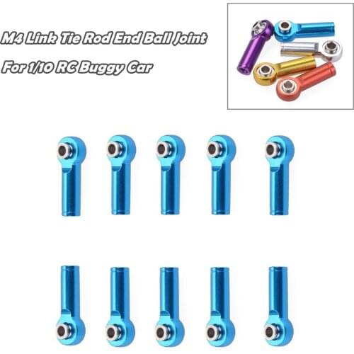 HIINST 2020 new 10 Pcs Aluminum M3 Metal Ball Head Holder For SCX10 Link Rod End Ball Joint for 1/10 RC Car Truck Buggy Crawler