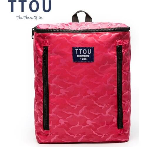 TTOU Design Camouflage Rose Backpack Teenage Girls School Bag Women Backpack Travel Bag Large Capacity