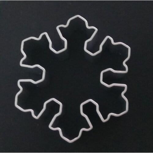 Free Shipping Snowflake Cookie Cutters Cooking Tools Decoration Silicone Mold Baking Fondant Sugar Craft Molds Diy Cake Cake