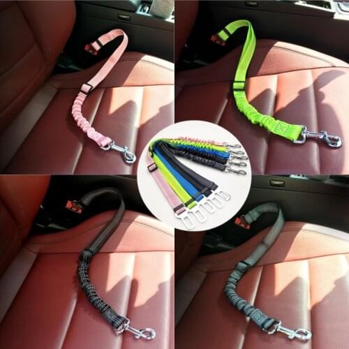 Petalk Adjustable Dog Seat Belt Pet Car Harness Vehical Safety Lash Leads dog car seat belt Nylon Pets Puppy Seat Lead Leash