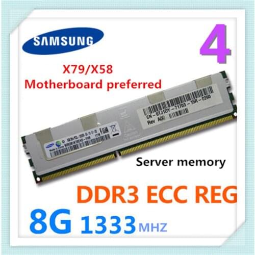 Samsung de memoria del servidor or DDR3 ECC REG 4G 8G 1333MHZ 8G 1600MHZ 16G 1333MHZ 16G 1600MHZ 32G 1600MHZ Server Memory Bar X