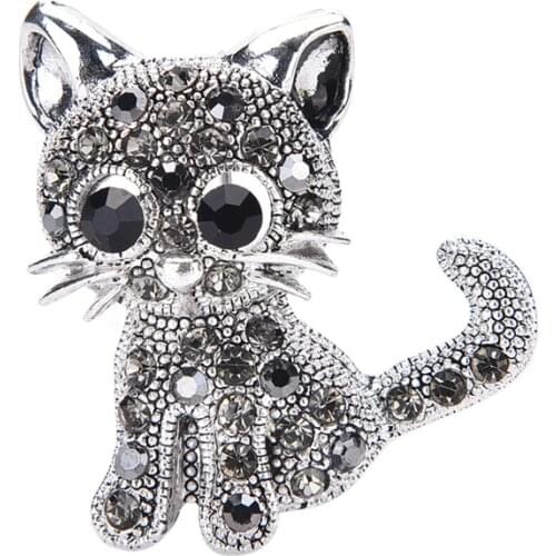 Cute Animals Cat Brooch Pins Cat Brooch For Women Rinestone Brooch Beautiful Brooch For Best Special Gift
