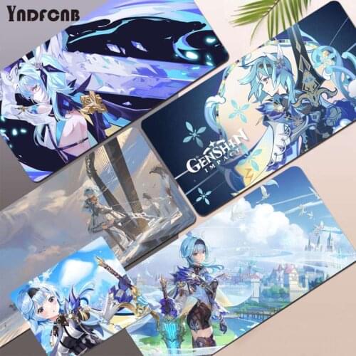 YNDFCNB Anime Game Genshin Impact Eula Vintage Cool Mouse Pad Super Creative Large Game Size for Deak Mat for overwatch/cs go