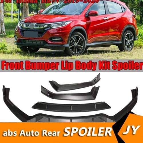 For Honda HRV Body kit spoiler 2020-2021 For HRV ABS Rear lip rear spoiler front Bumper Diffuser Bumpers Protector