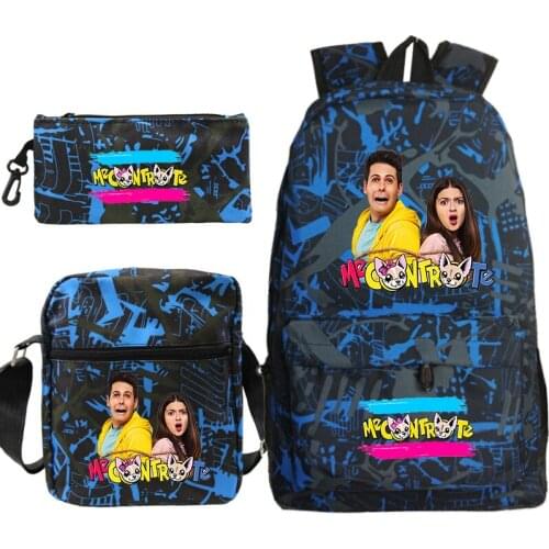 Me contro Te Backpack School Bags For Boys Girls Back To School Gift Teens Bagpack Laptop Backpack Travel Mochila 3pcs set Bags