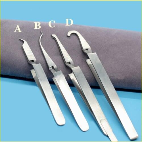 Dental mouth tweezers orthodontic brackets clamp tweezers dental tools Good Quality