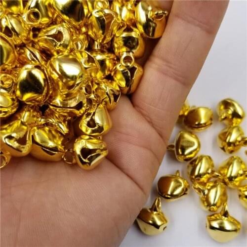 10-50Pcs Jingle Bells Iron Pendants Hanging Christmas Tree Ornaments Christmas Decorations Party DIY Crafts Accessories