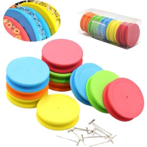 10Pcs Round Fishing Line Coils Winder Reel Board Organizer Tackle Fish Supplies