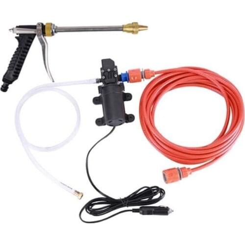 12V High Pressure Car washer Pump Cleaning Kit Car Wash Water Gun Car Cleaning Tool Set Water Saving Auto Parts lavage voiture