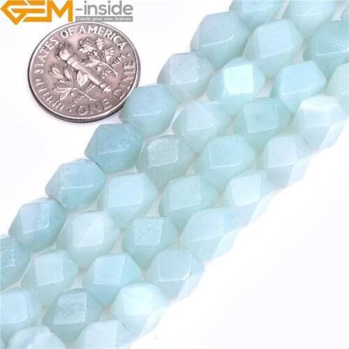 Natural Amazonite Stone Beads Natural Stone Beads DIY Loose Beads For Jewelry Making Strand 15 Inch Wholesale