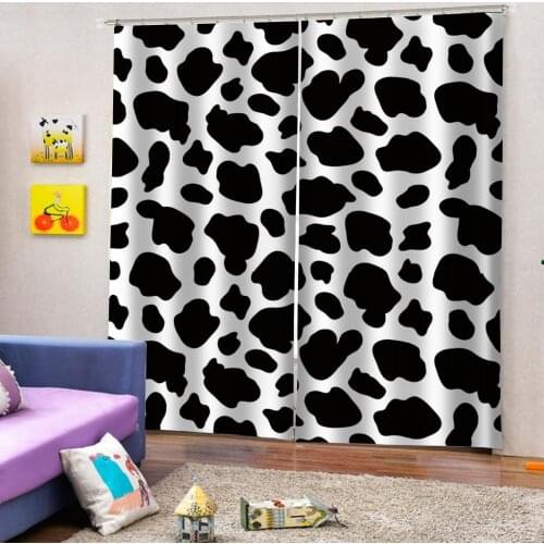 Black And White Curtain Blackout Photo Printing Curtains Drapes For Living Room Bedroom 3D Brick Curtains For Wall Home Decor