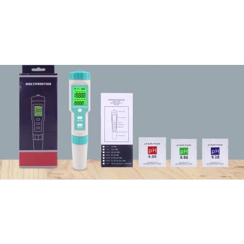 Hot sale 7 in 1 PH/TDS/EC/ORP/Salinity /S. G/Temperature Meterfor Drinking Water, Aquariums ,pool and fidh farming