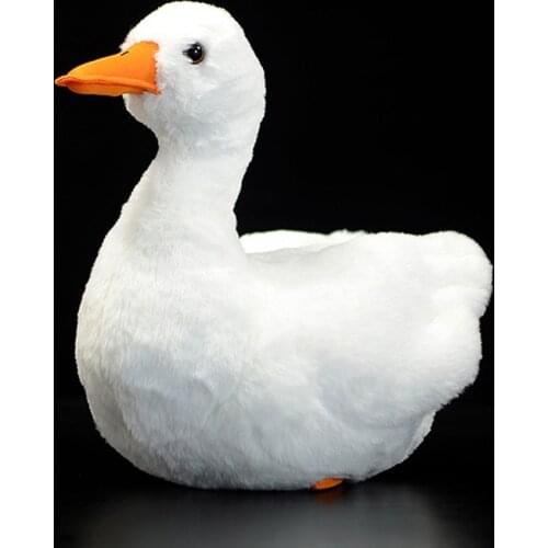 26 High Lifelike Call Duck Plush Toy Realistic Cute White Ducks Stuffed Animal Toys Gifts For Kids Pets