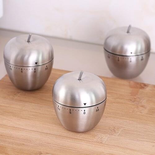 Kitchen Timer Stainless Steel Cooking Eggs 60 Minutes Mechanical Alarm Clock Baking Cooking Tools Countdown Timer