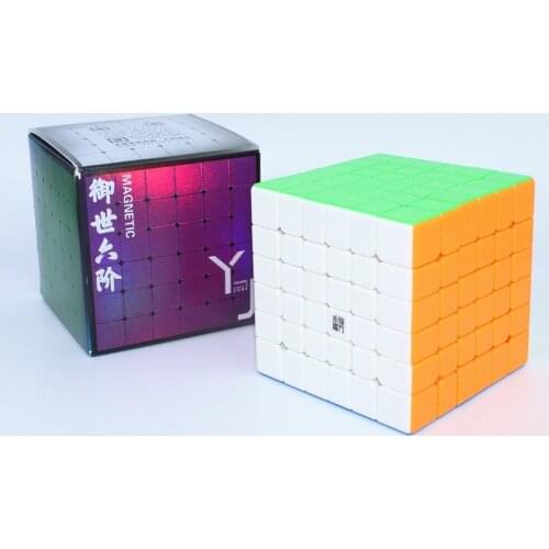 YongJun YuShi 6x6x6 Magnetic Version Magic Cube Professional Game Toy Speed Game Puzzle Adult Children Unisex Exercise Brain