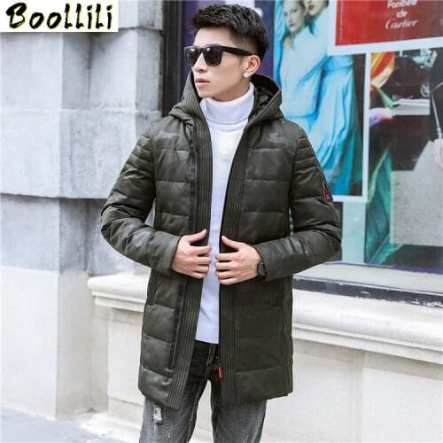Mens Slim Fit Long Down Jacket military Coat New Male Casual Winter Down Parka Men Thick Down Jacket Overcoat High Quality