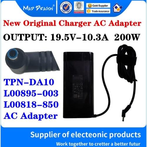 New Original Charger AC Adapter For ZBook 17 ZBook 15 G3 G4 G5 TPN-DA10 19.5V-10.3A 200W Power Adapter L00895-003 L00818-850