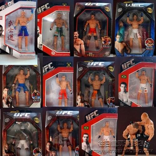 Bandai Movable Doll Wrestling Mixed Martial Arts Boxer Doll Tide Play Blind Box Action Figures Movable Joints Toys