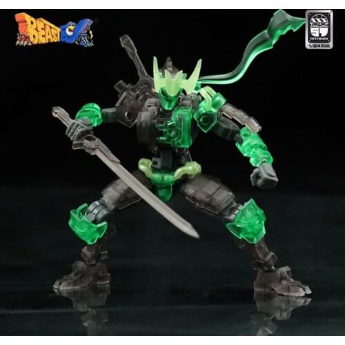 Anime Characters Puppet Squad Ghostfire Ninja Different Color Assembled Mecha Model Action Figure Special Code