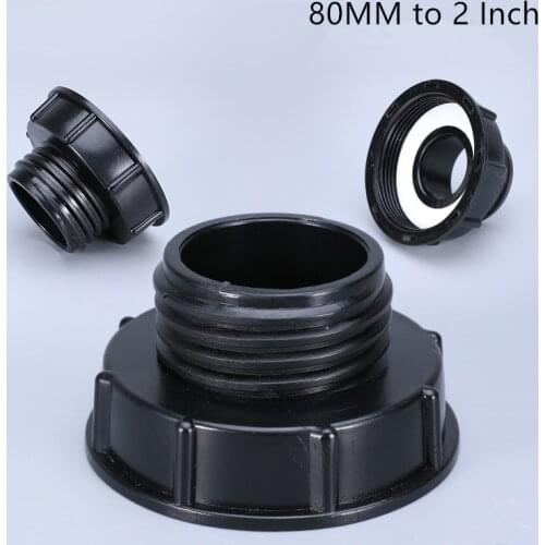 Plastic 80MM to S60*6 IBC Tank Adapter Garden Hose Connector Thicken Water Tank Fittings High Quality