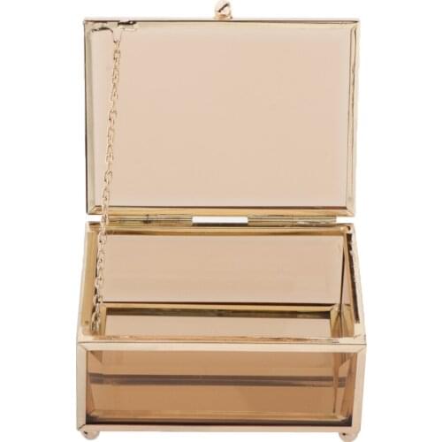 Clear Makeup Jewelry Storage Box Display Holder for Perfumes Bracelet Pins