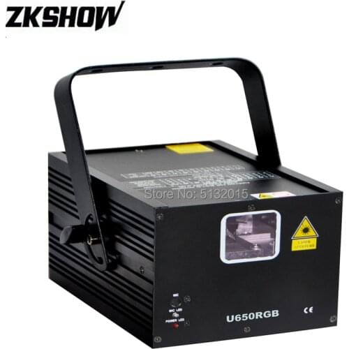 RGB LED Animation Laser Projector 15KPPS Scanner 4IN1 Multi Effects Luces DJ Disco Home Party Music Stage Lighting Effect Sound