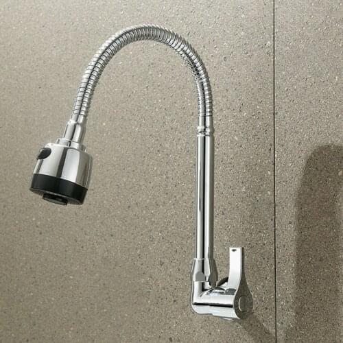 SHGO HOT-Kitchen Faucet Plumbing Hose Universal Tube Stainless Steel Faucet Can Be Shaped Deformation Tube Splash Faucet Kitchen
