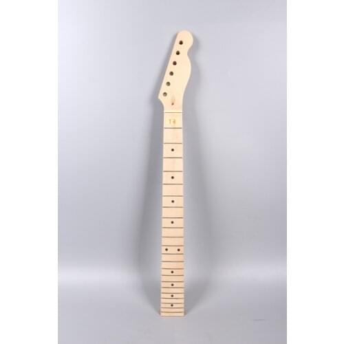 Yinfente electric guitar neck replacement 22 fret Rosewood fretboard Dot inlay 25.5 inch Maple Neck