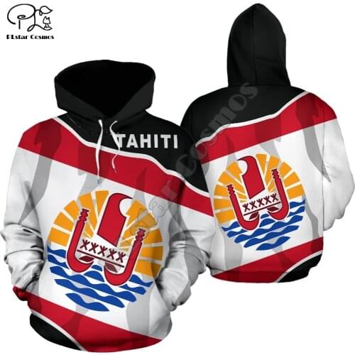 NewFashion Tahiti Country Art Flag Tribal Culture Retro Streetwear Tracksuit Men/Women Pullover 3DPrint Funny Casual Hoodies D-7