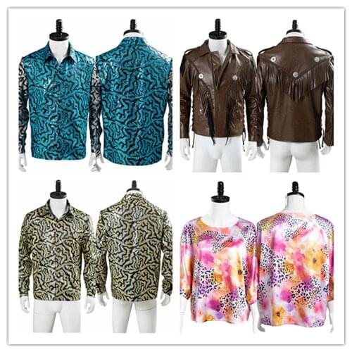 Tiger King Joe Exotic Carol Baskin Cosplay Costume Shirt Jacket Tops Suit Halloween Carnival Costume Fancy Dress