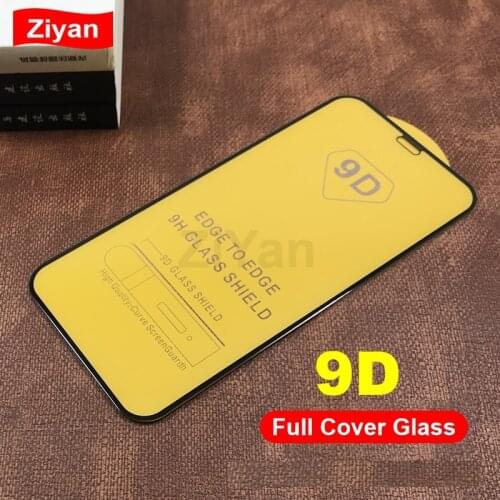 50Pcs 9D Full Cover Tempered Glass For iPhone 11 12 Mini Pro Max Screen Protector For iPhone X XR XS Max 6 7 8 Plus SE2020 Film