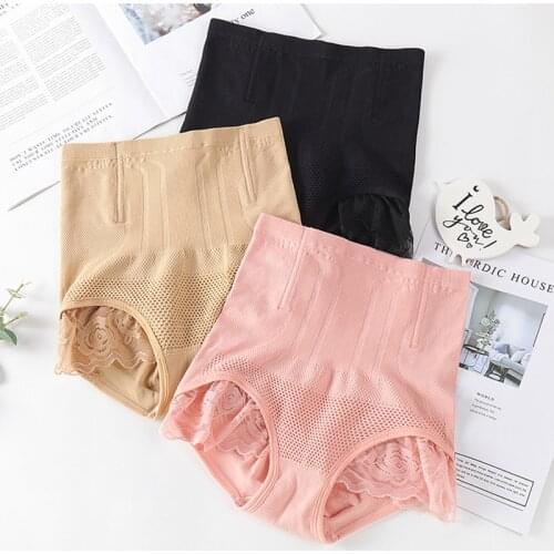 Women Control Panties Tummy Slimming Underwear Body Shaper Butt Lifter High Waist Sexy Shapewear Flat Belly Compression Briefs