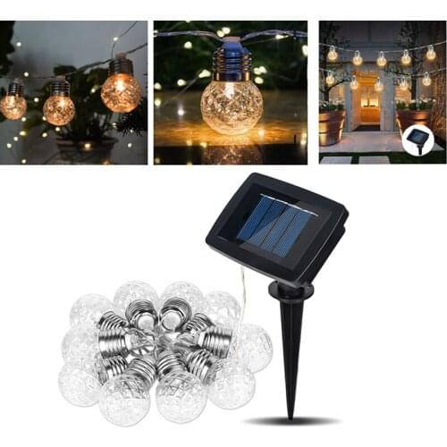 10/20LED Pineapple Solar Light String Christmas Wedding Fairy Lights Outdoor Waterproof Garden Courtyard Decoration Solar Light