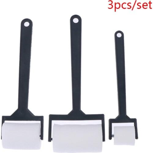 3pcs/set Foam White Sponge Brush Painting Roller Brush Kids Craft Tool Drawing Toys Painting Supplies