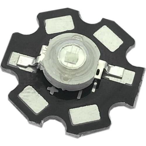 50pcs 3w High Power Royal Blue 445nm Blue 460nm LED Bulb Plant Grow Light Lamp With 20mm