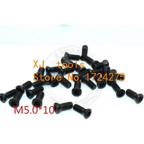 Free Shipping 50Pcs M5*10 Insert Torx Screw for Replaces Carbide Inserts CNC Lathe Tool