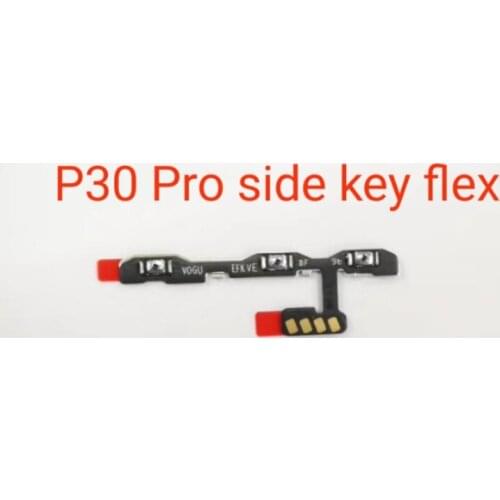 Side Power ON OFF Volume Key Button Switch Flex Cable For huawei P30 For huawei P30 Pro Ribbon Replacement Repair Spare Parts